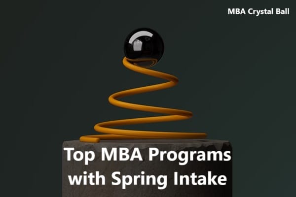 Top MBA programs in the world with a spring intake